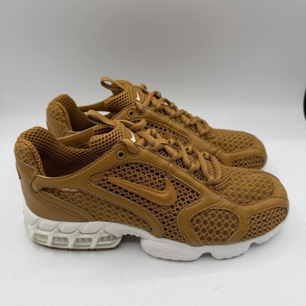 Nike Air Zoom Spiridon Cage 2‎ Running Shoes Mens 6 Womens 7.5 Wheat HQ3552-799